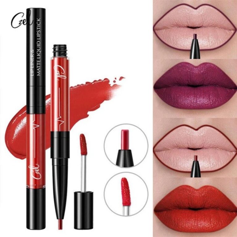 Lip Gloss Double Head Lip Gloss and Pencil